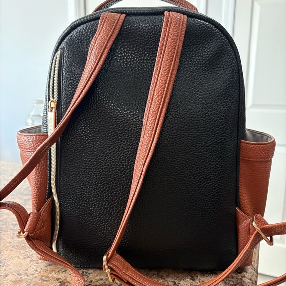 Itzy Ritzy Herringbone Mini Diaper Bag Backpack - Picture 2 of 11